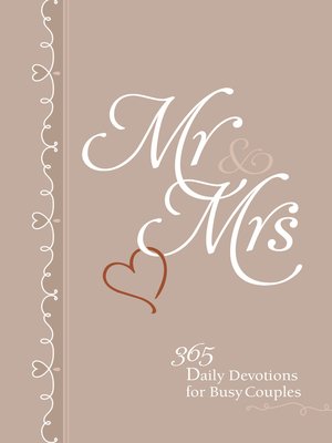 cover image of Mr & Mrs